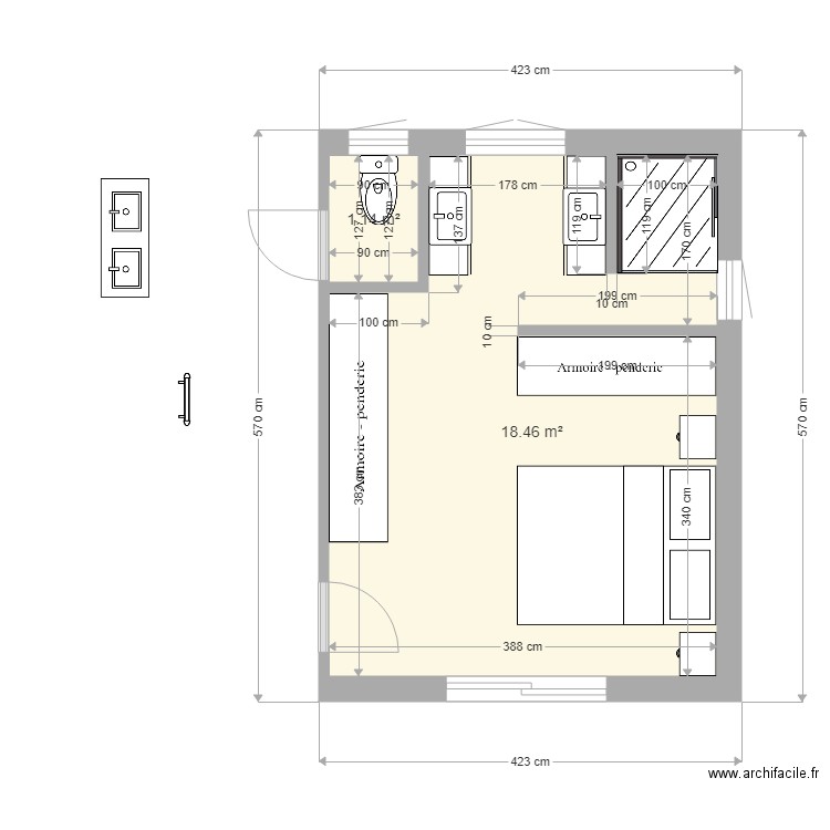 Suite parentale 2. Plan de 0 pièce et 0 m2