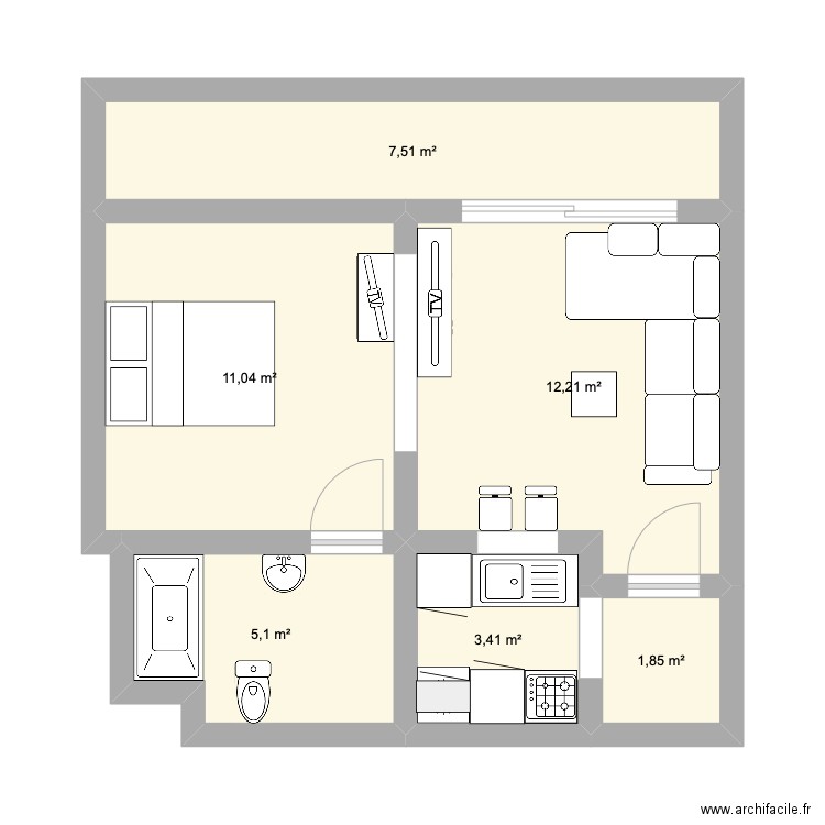 APPARTEMENT. Plan de 0 pièce et 0 m2