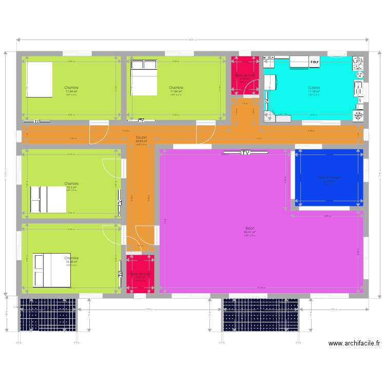 PLAN DE MAISON. Plan de 0 pièce et 0 m2