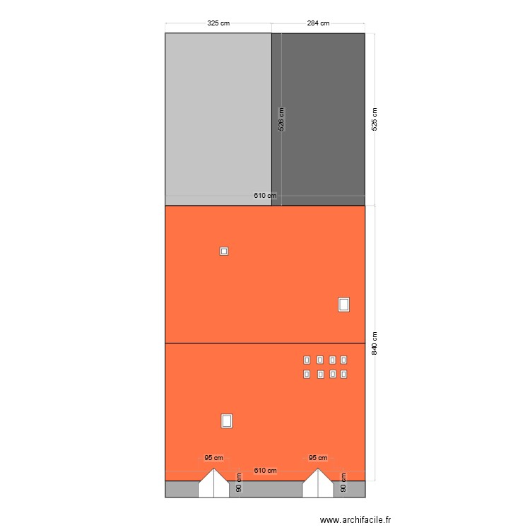 Maison. Plan de 0 pièce et 0 m2