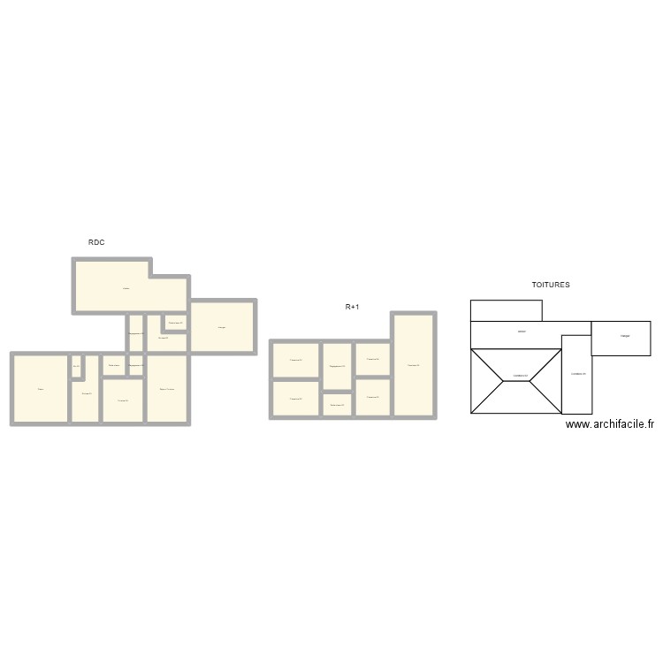 350602216. Plan de 19 pièces et 221 m2