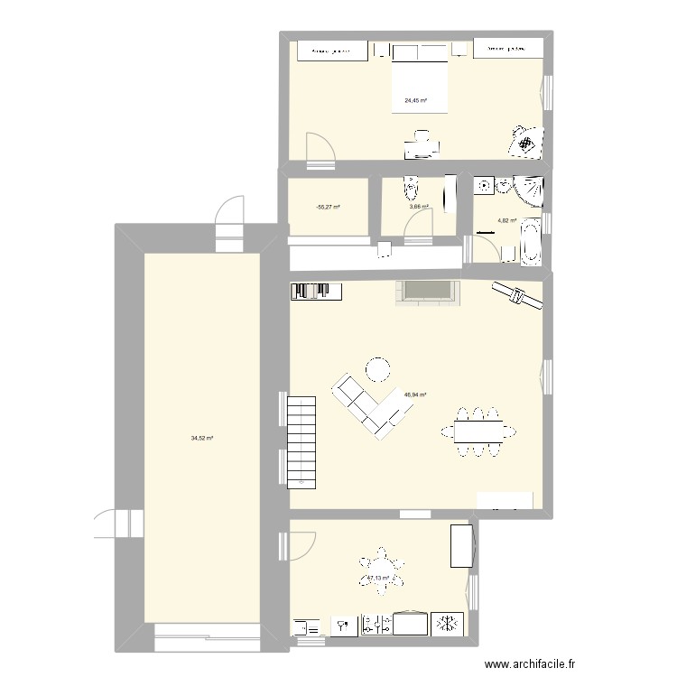 maison bas. Plan de 0 pièce et 0 m2