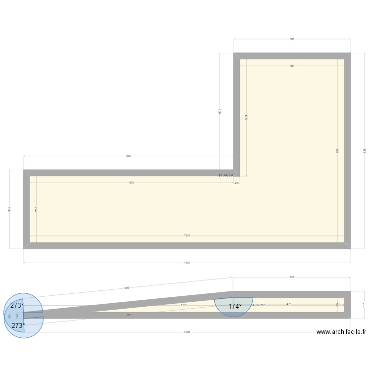 Quai logistique hall cariste . Plan de 2 pièces et 66 m2