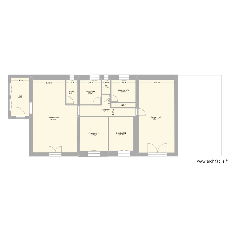 BRAULT. Plan de 10 pièces et 114 m2