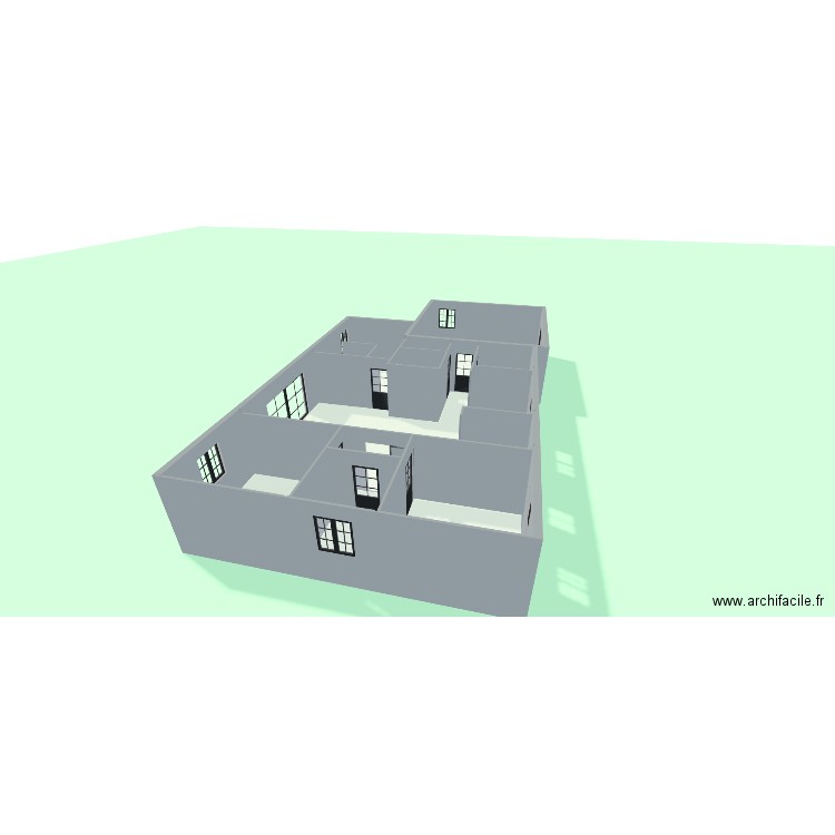 v1 test. Plan de 10 pièces et 149 m2