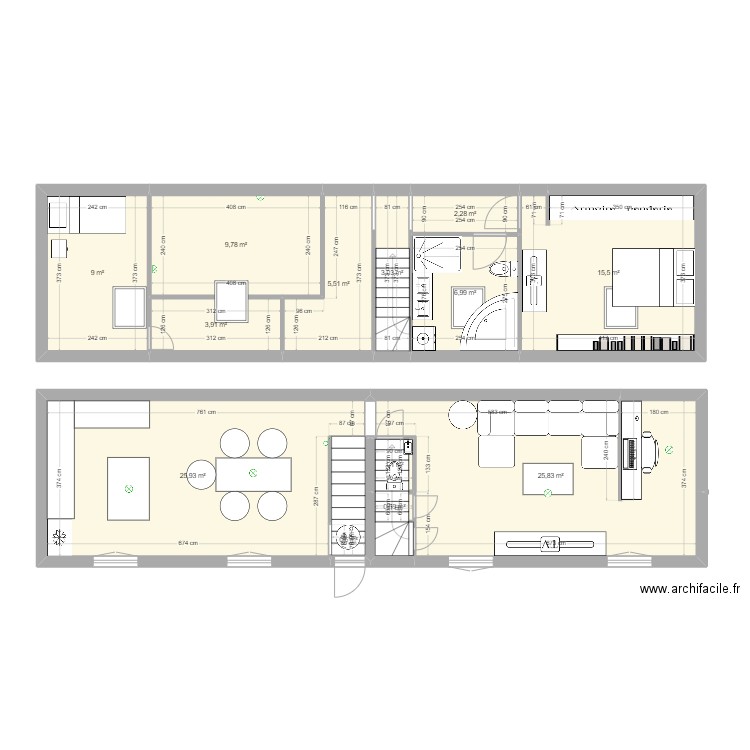 future appart esc milieu 1 v4. Plan de 13 pièces et 110 m2