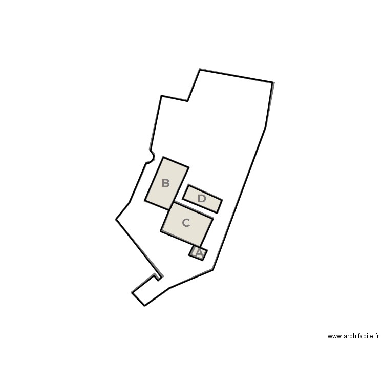 143. Plan de 4 pièces et 432 m2