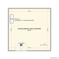 EXTRA PASTRY TENT SUPPORT