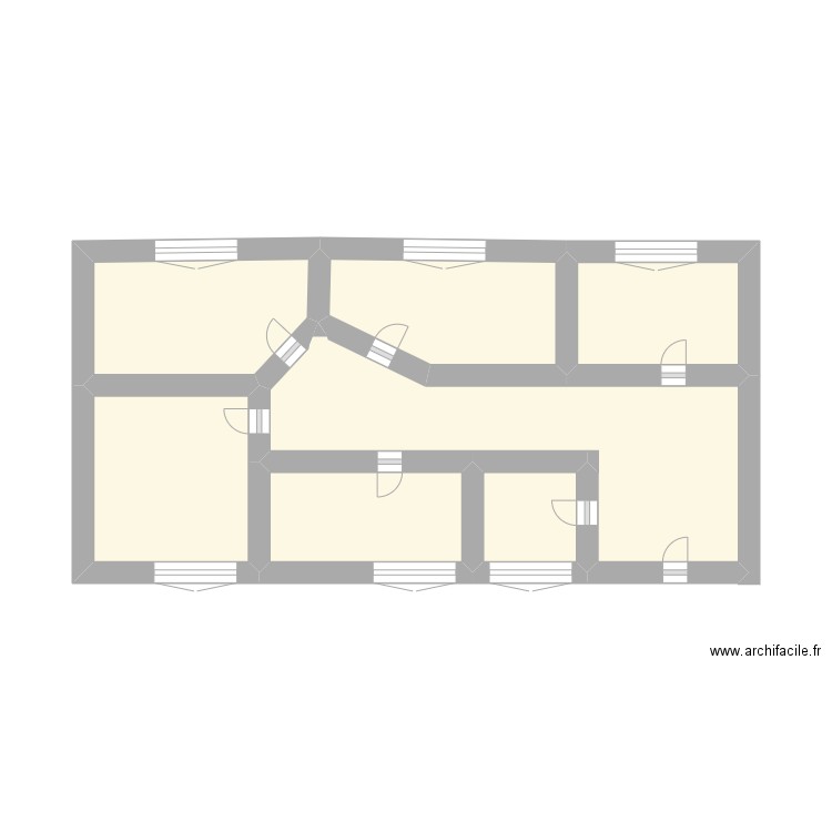 PLAN 1. Plan de 7 pièces et 24 m2