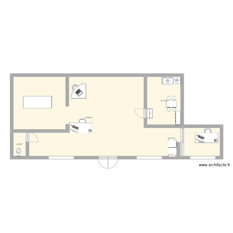 Plan d'Era Immobilier . Plan de 4 pièces et 103 m2