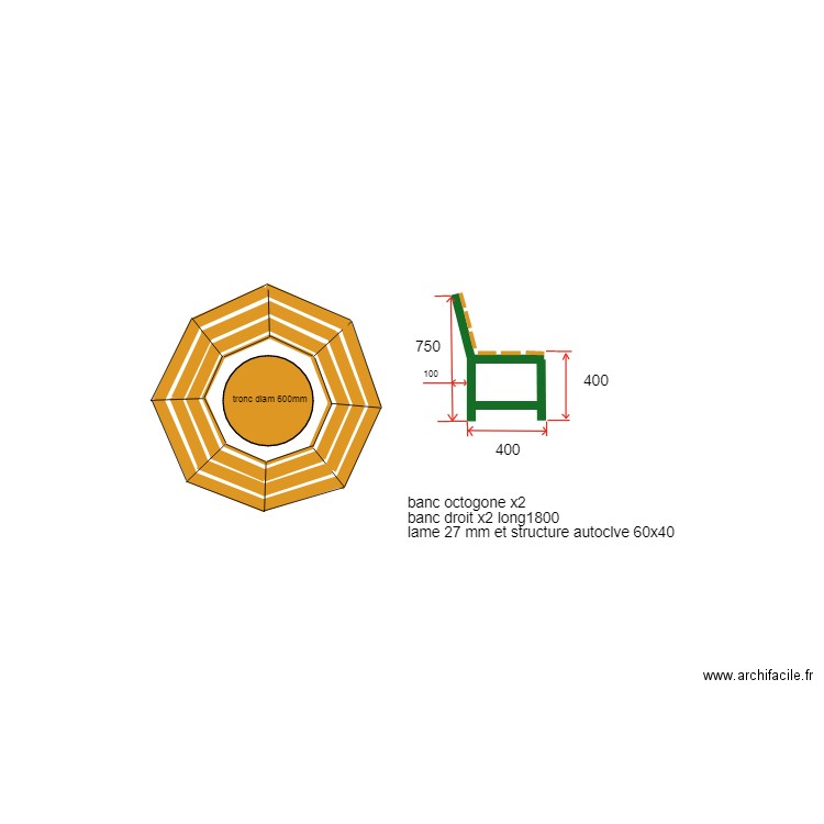 banc gleize. Plan de 0 pièce et 0 m2