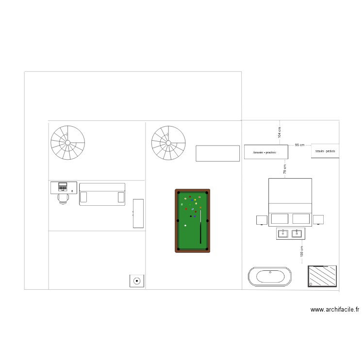 agrandissement. Plan de 0 pièce et 0 m2