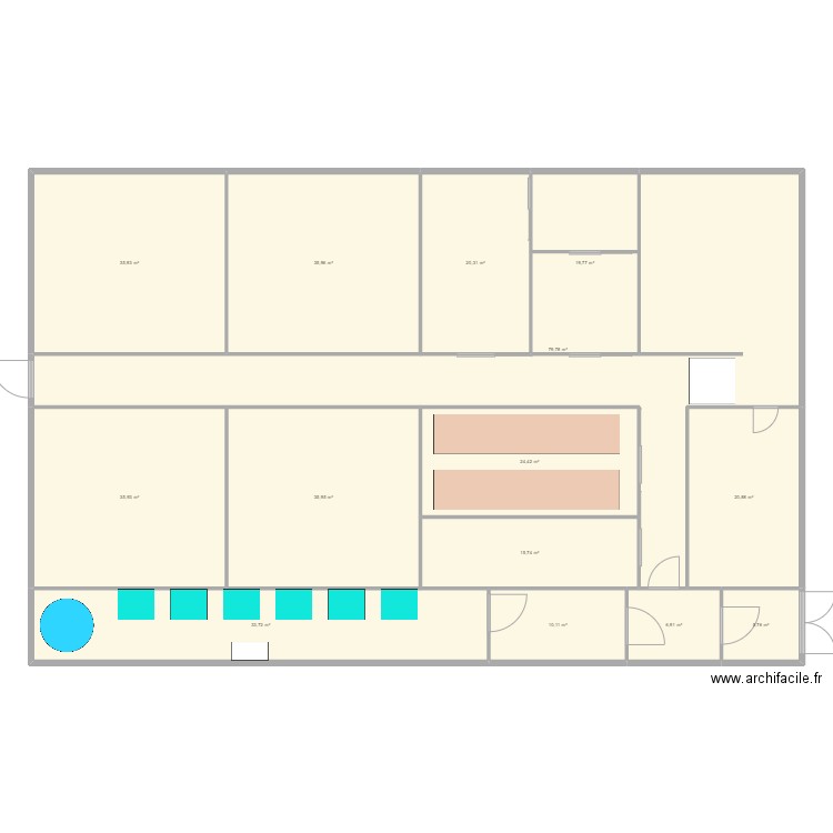 MEDICAL GRADE CANNA 3. Plan de 14 pièces et 381 m2