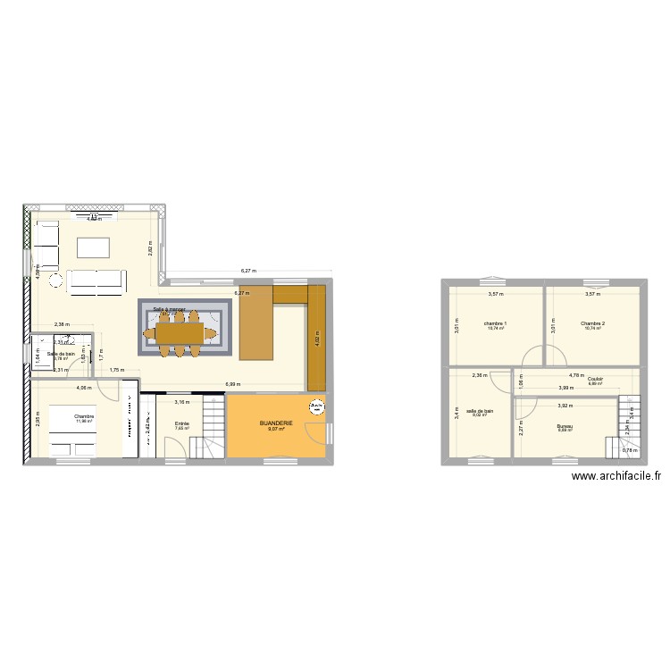 maison 246539383. Plan de 10 pièces et 129 m2