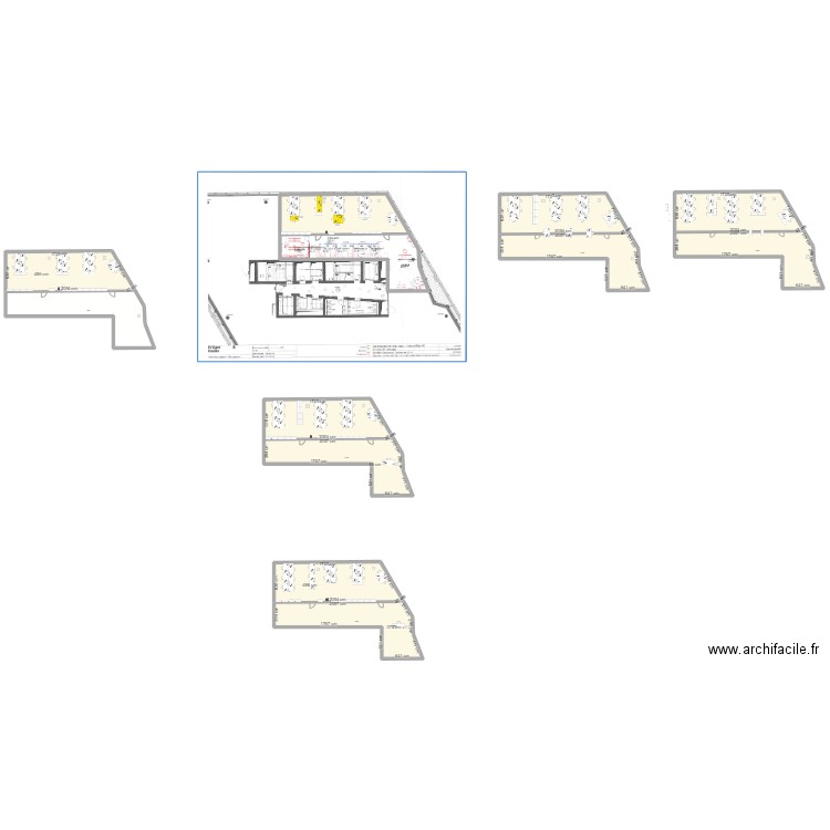 Basel test 20 FTE. Plan de 12 pièces et 1423 m2