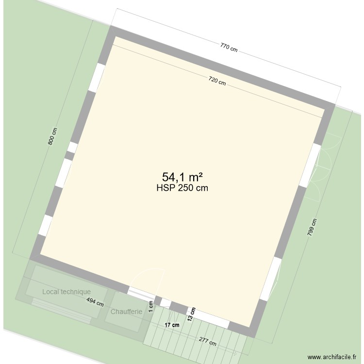 PC-CADASTRE-2024 v2. Plan de 4 pièces et 112 m2