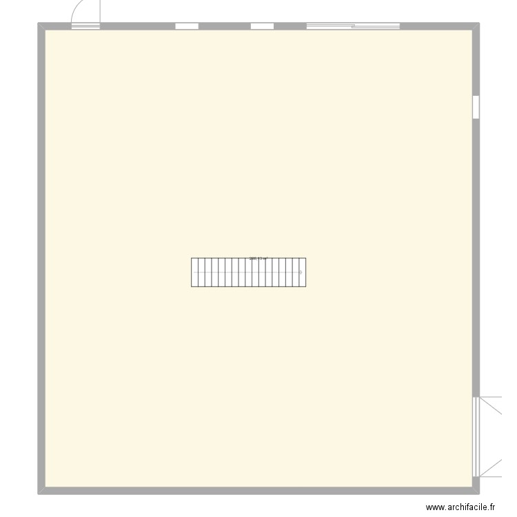 Cellule 07. Plan de 1 pièce et 286 m2