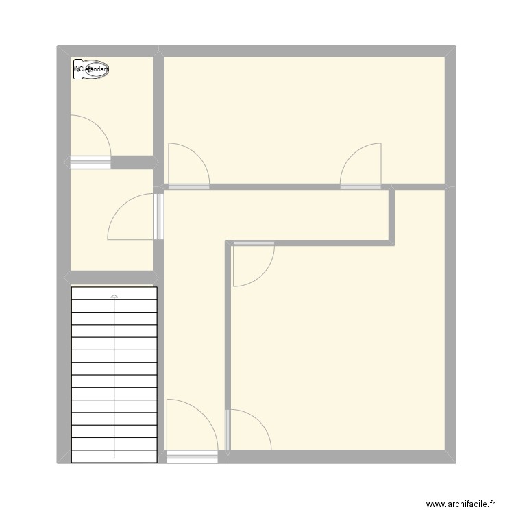 coop terroir tali. Plan de 6 pièces et 53 m2