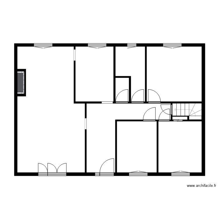 WILCZEWSKI. Plan de 18 pièces et 280 m2