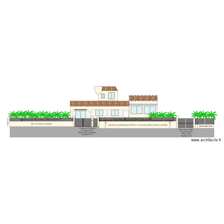 Plan asp exterieur cloture jacques. Plan de 0 pièce et 0 m2