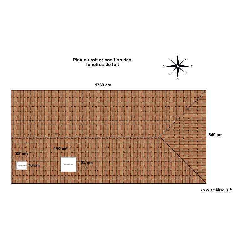 TOIT FENETRES 2. Plan de 0 pièce et 0 m2