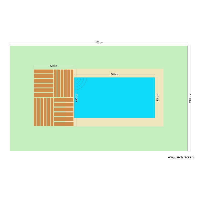 BTS_C61_DM1_Piscine. Plan de 0 pièce et 0 m2