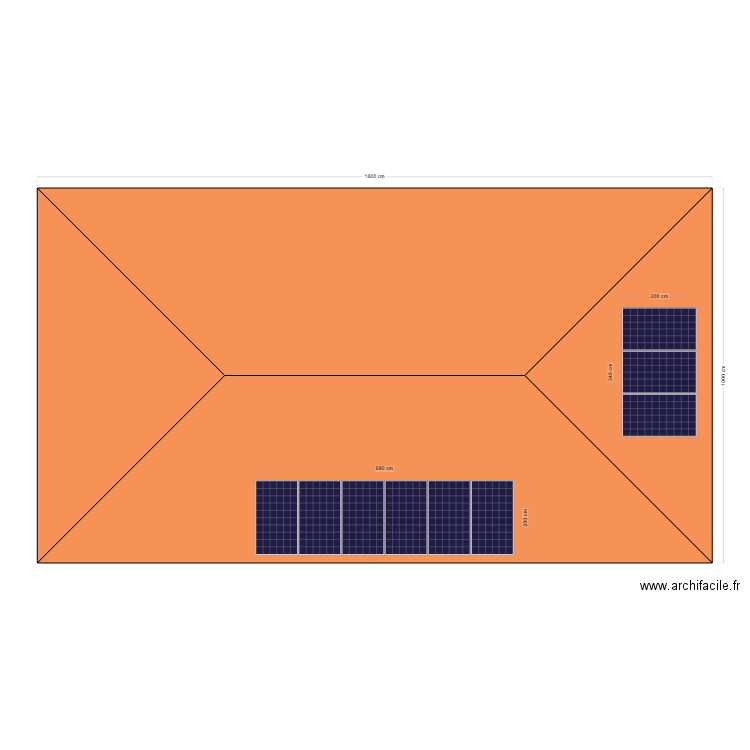 levier. Plan de 0 pièce et 0 m2