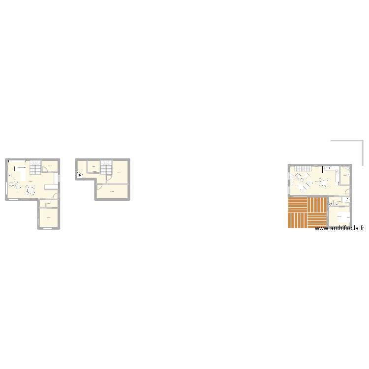 Projet Minihic. Plan de 4 pièces et 59 m2