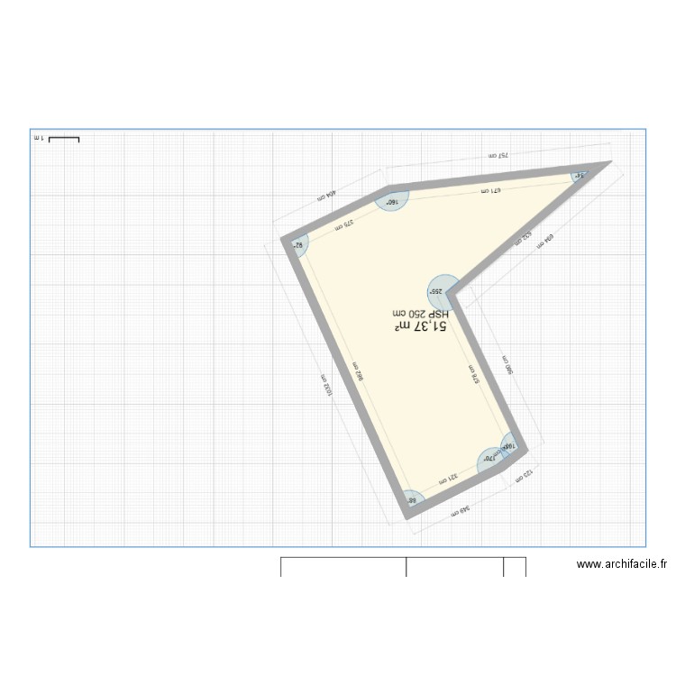 nord. Plan de 0 pièce et 0 m2