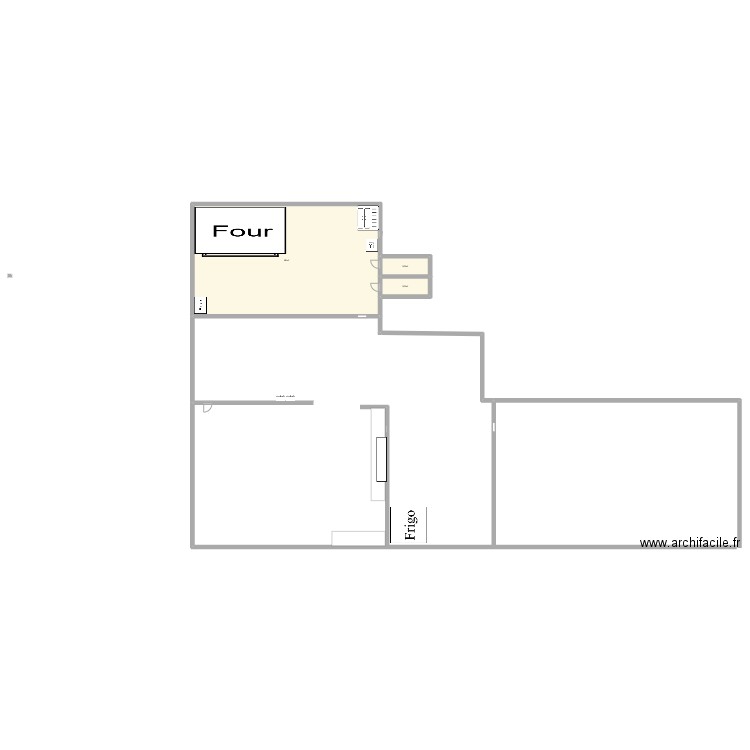 boul. Plan de 3 pièces et 211 m2