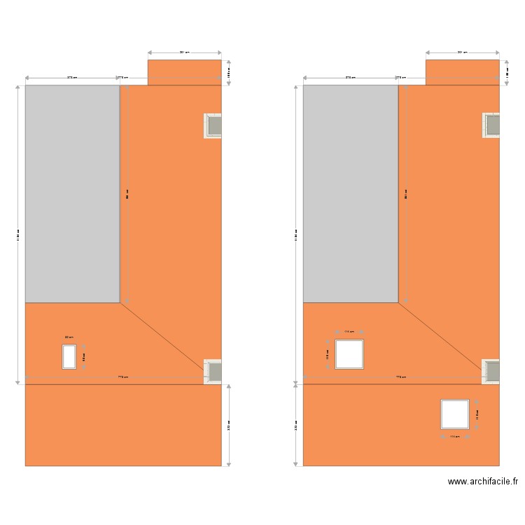 plan toiture. Plan de 0 pièce et 0 m2