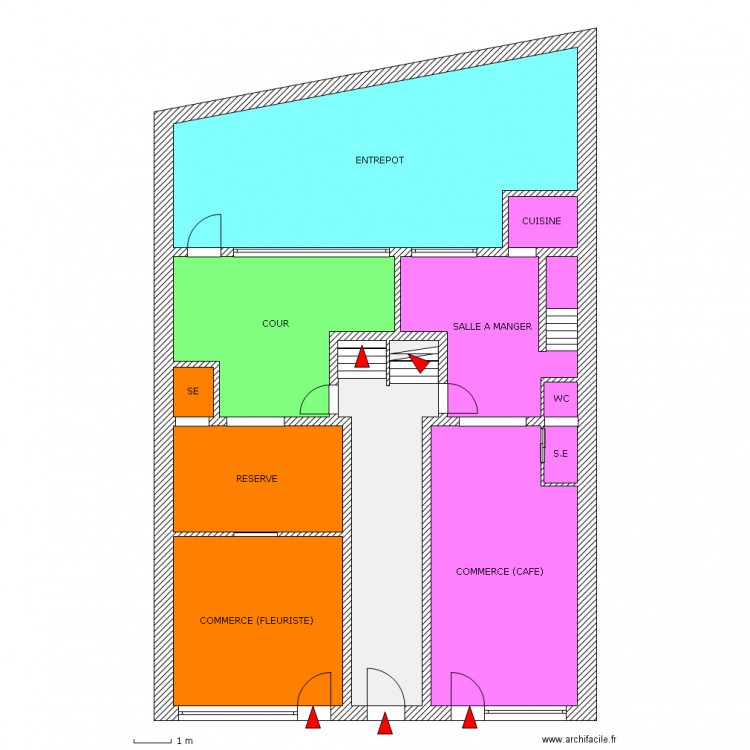 RDC_63_SALENGRO_GIVORS. Plan de 0 pièce et 0 m2