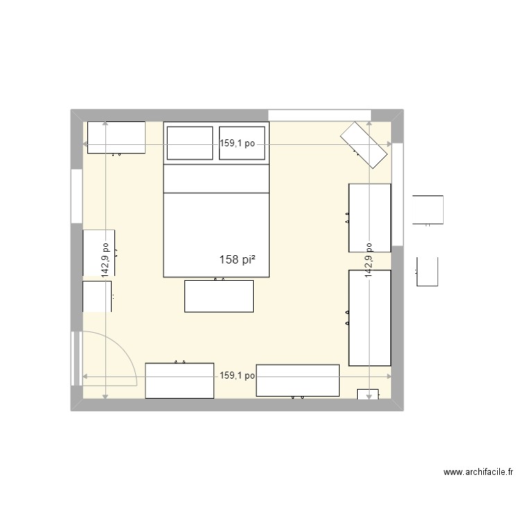 chambre 5. Plan de 0 pièce et 0 m2