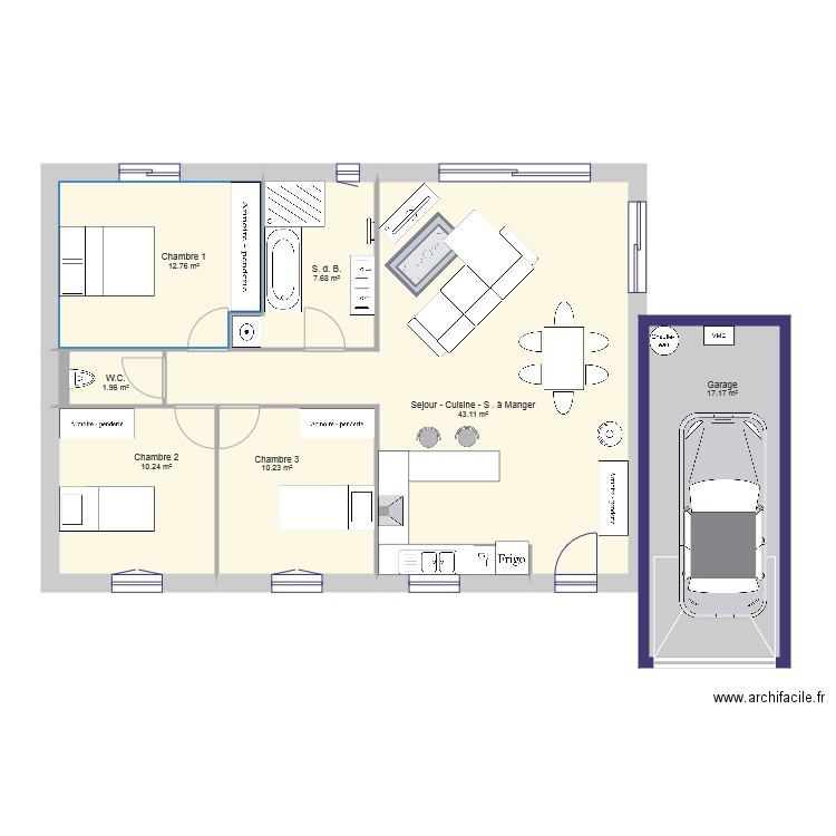 maison 5. Plan de 0 pièce et 0 m2