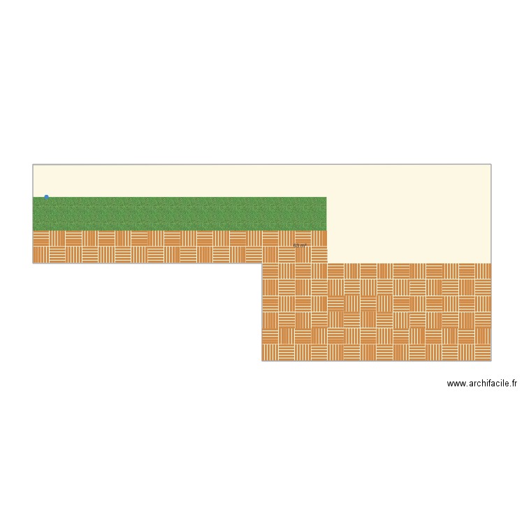 terrasse. Plan de 0 pièce et 0 m2