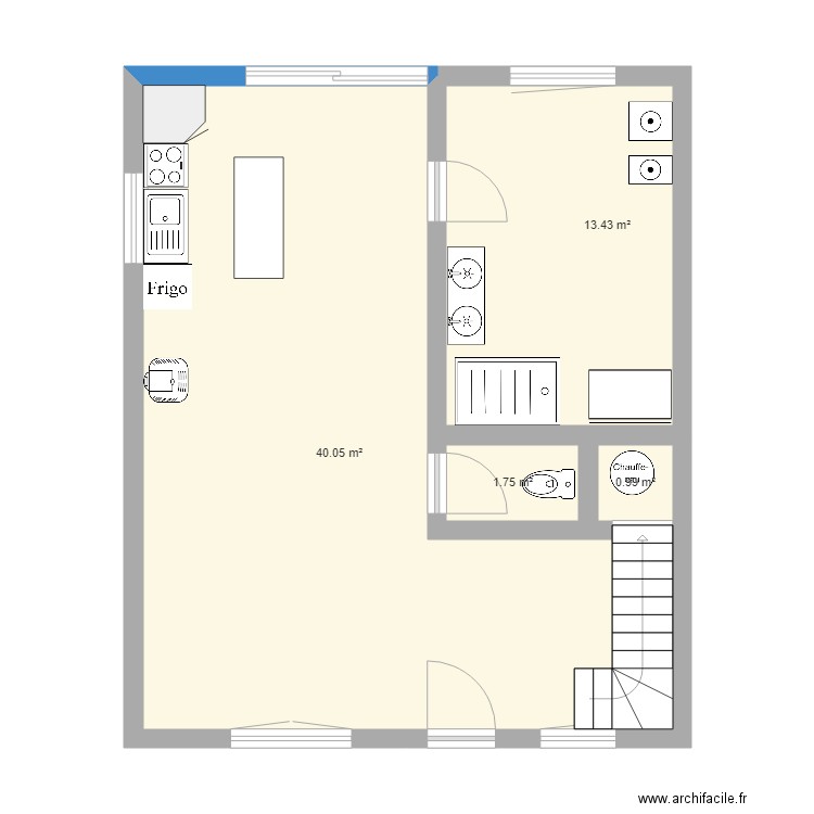 vue de haut. Plan de 0 pièce et 0 m2