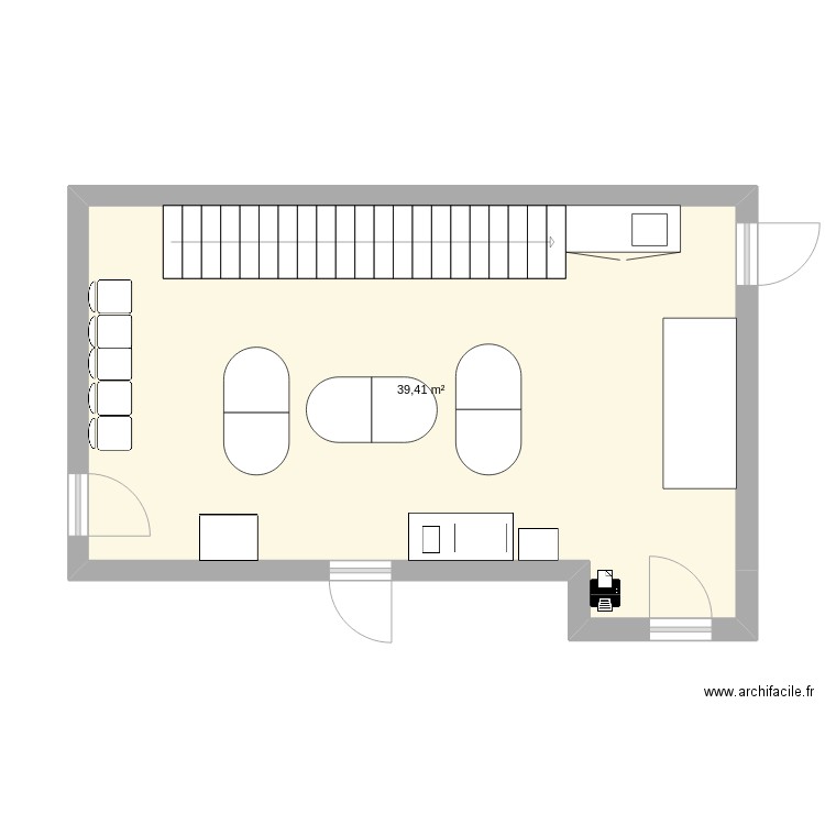 cuisine RDC. Plan de 0 pièce et 0 m2