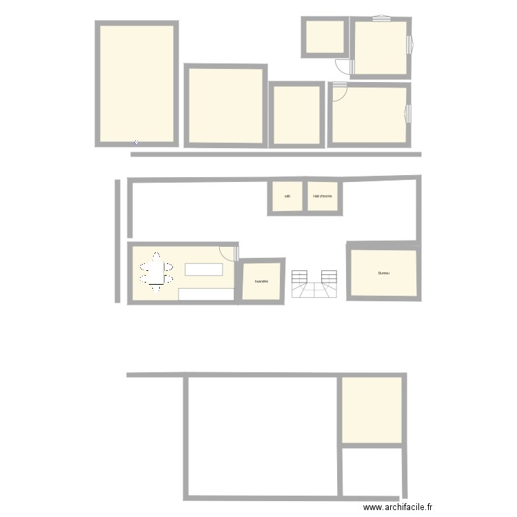 plan initial. Plan de 0 pièce et 0 m2