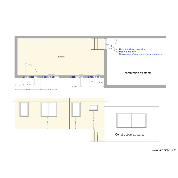 Plan CIC. Plan de 0 pièce et 0 m2