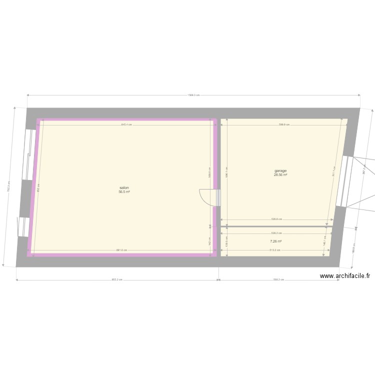 grange 1. Plan de 0 pièce et 0 m2