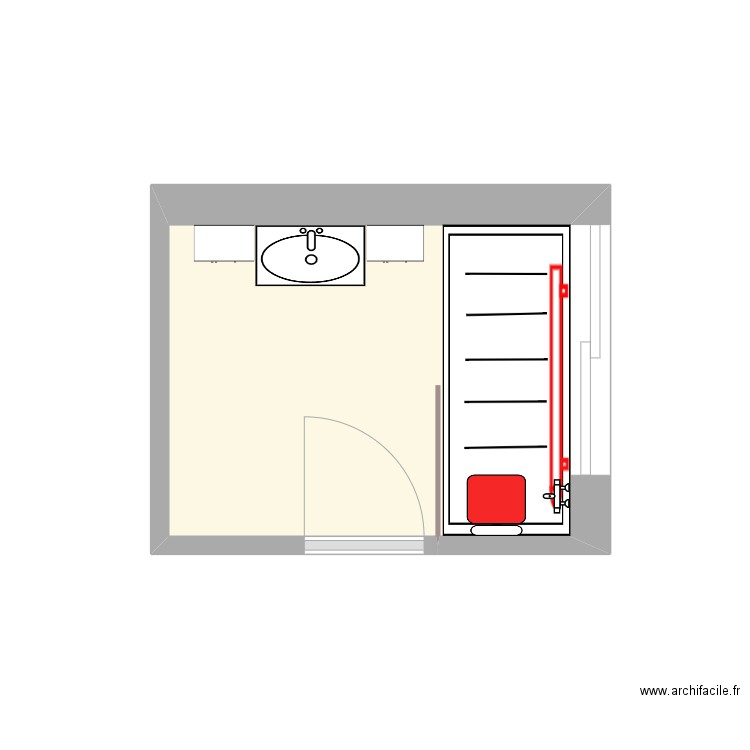 Séjournet SDB adapté 2. Plan de 0 pièce et 0 m2