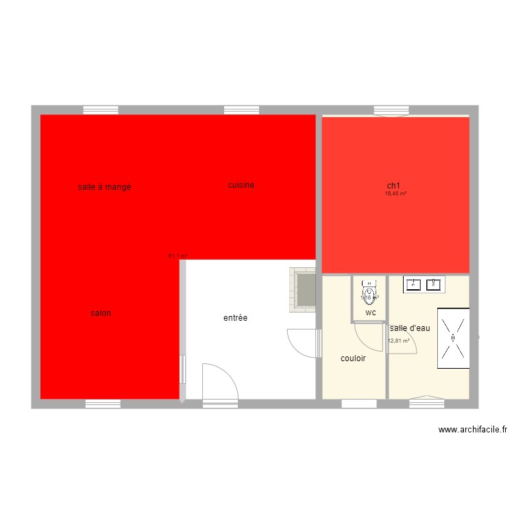 osb. Plan de 0 pièce et 0 m2