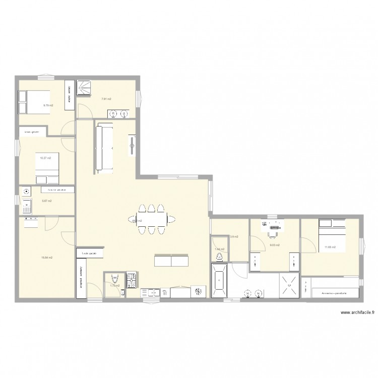 meursac v2. Plan de 0 pièce et 0 m2