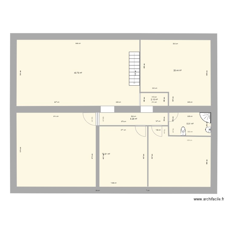 ETAGE. Plan de 0 pièce et 0 m2