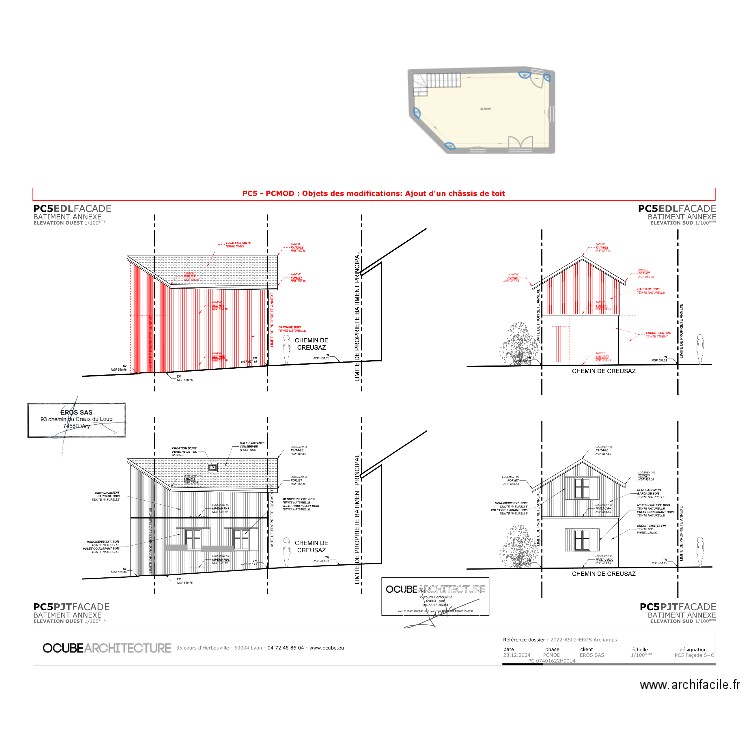 FRAZAO. Plan de 1 pièce et 33 m2