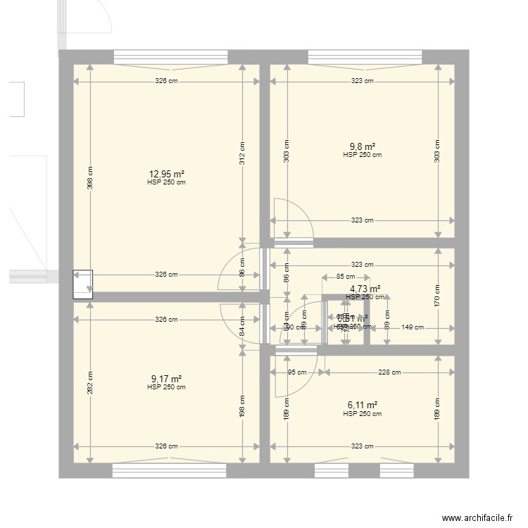 maison. Plan de 0 pièce et 0 m2