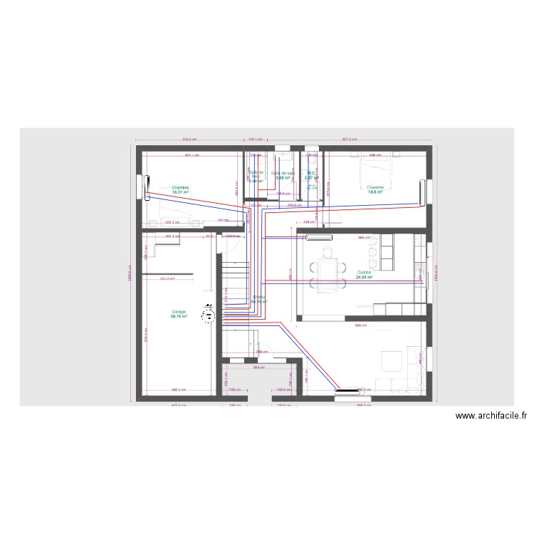 PLAN PLOMBERIE. Plan de 0 pièce et 0 m2