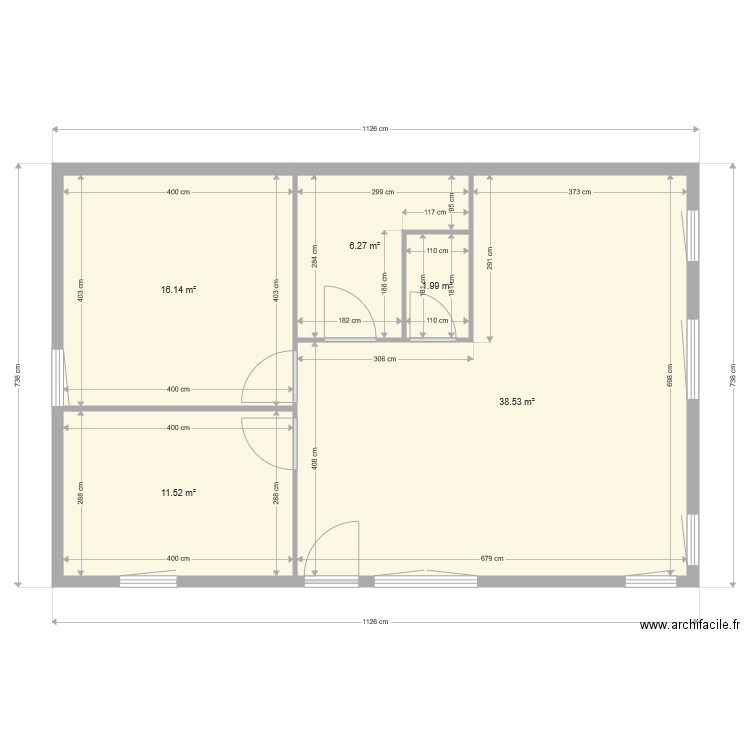 maison bis courcelles. Plan de 0 pièce et 0 m2