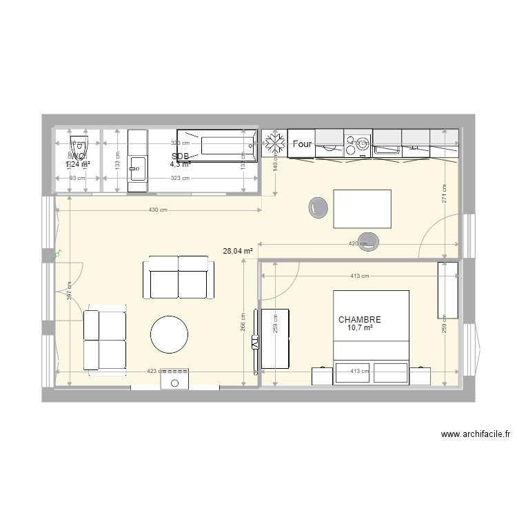 LA FERME 1. Plan de 0 pièce et 0 m2