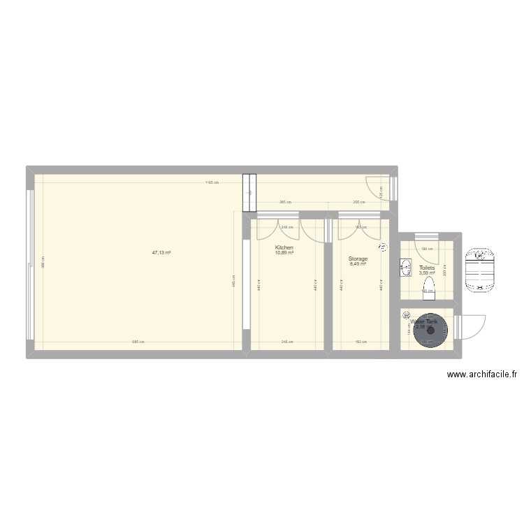 Restaurant pour notre avenir 1. Plan de 0 pièce et 0 m2